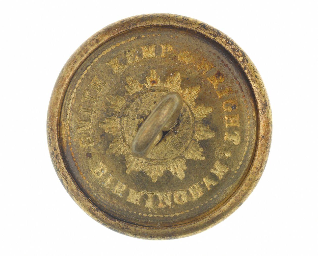 Button, andre rækker, 6. bengalske europæiske regiment, 1858-1861 af English School