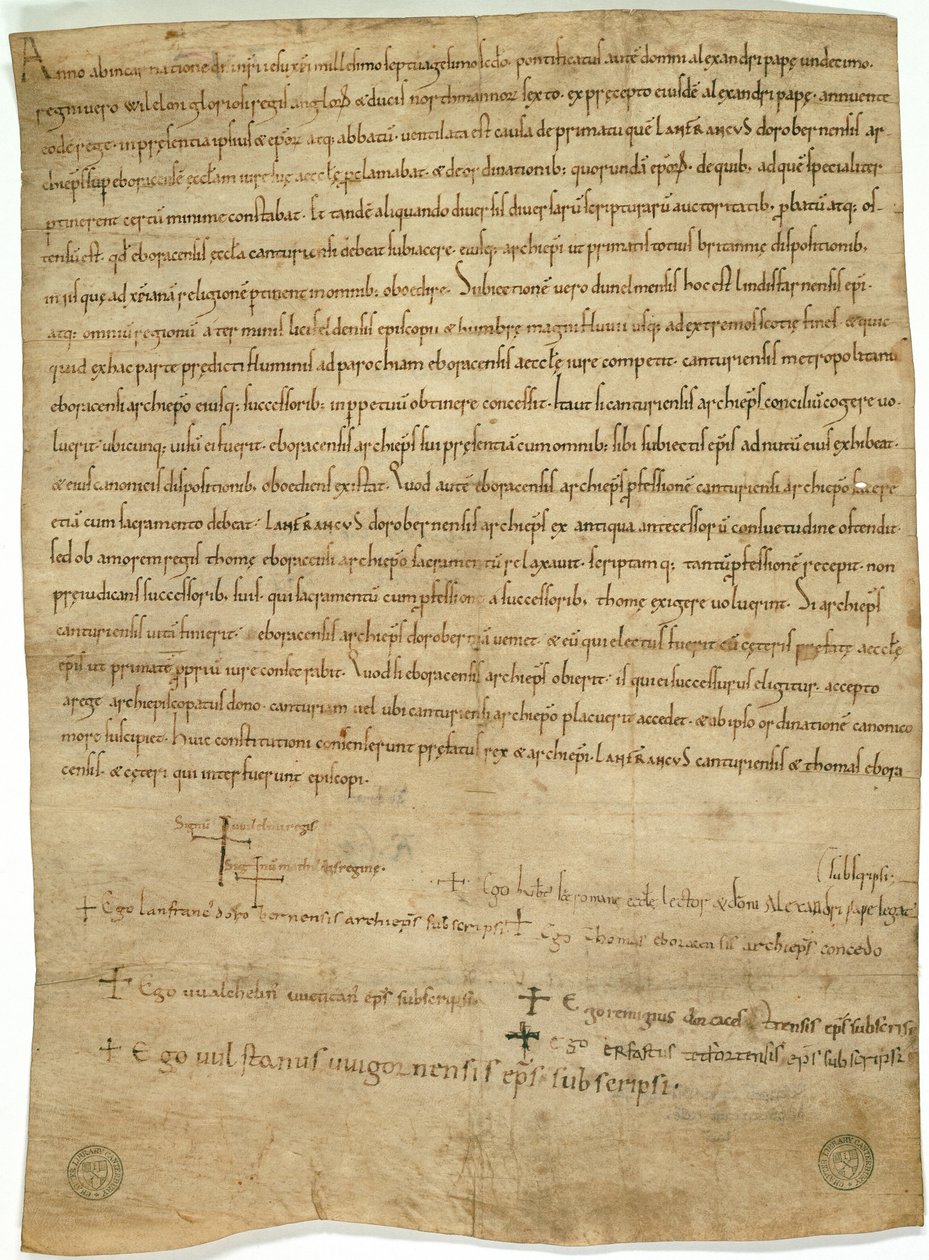 CCA-ChAnt/A/2 Accord of Winchester, 1072 af English School