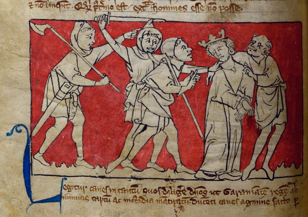 CCA-LitMs/D/10 fol. 5v Capture, fra Bestiary af English School
