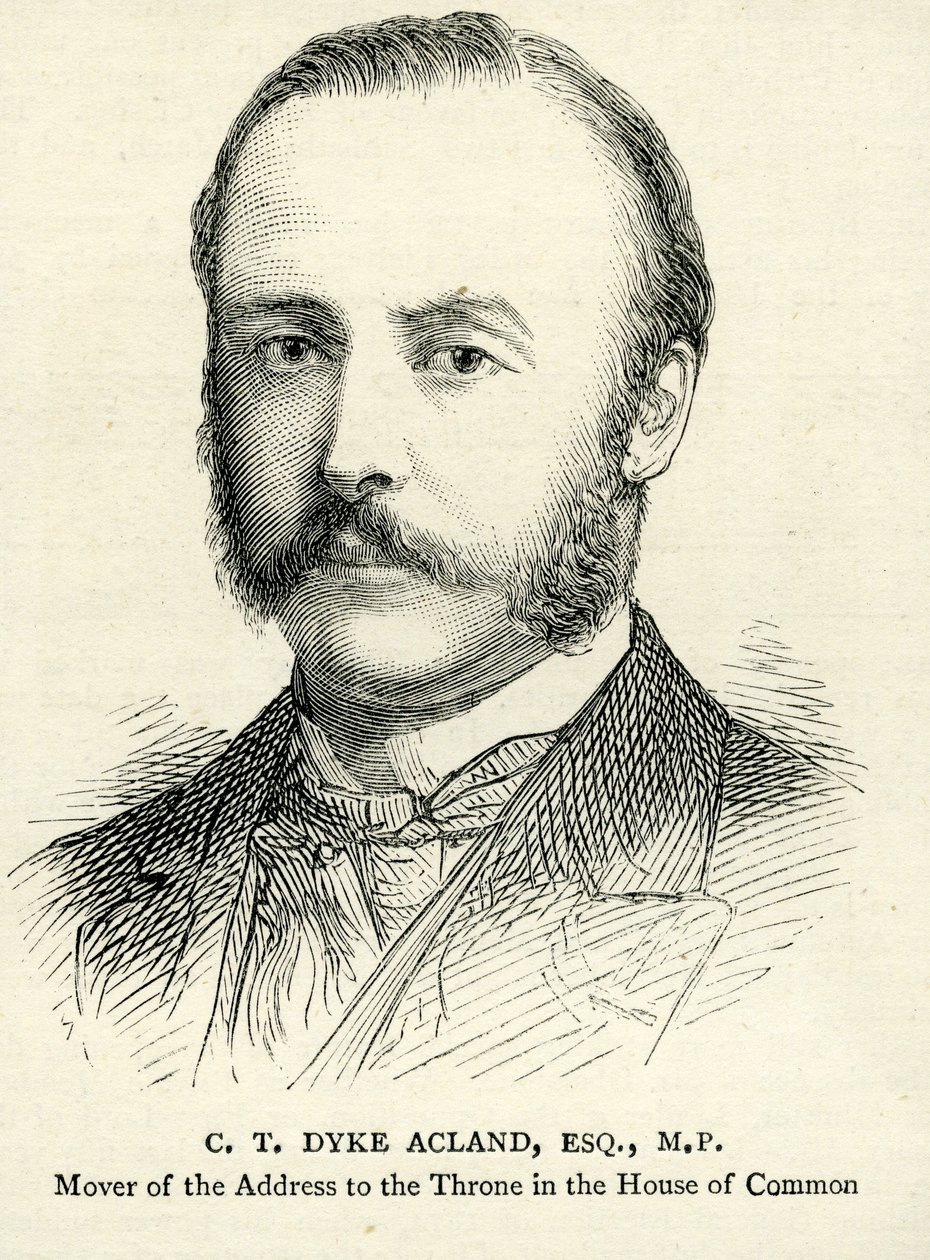 C. T. Dyke Acland Illustration fra The Graphic 17. februar 1883 af English School