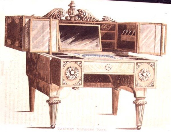 Skabsdressing, plade 136 fra Ackermanns 