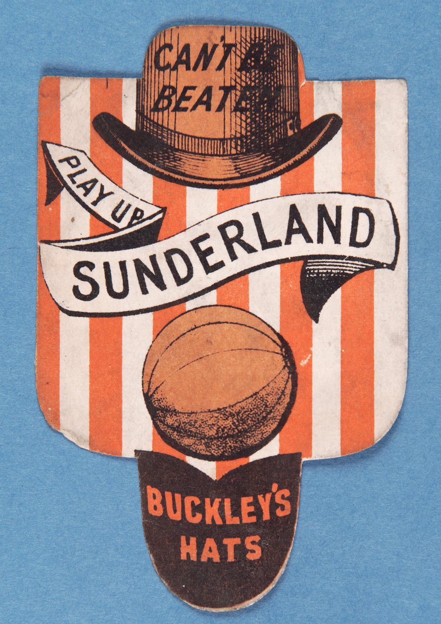 Kan ikke blive slået, Spil Up Sunderland, Baines-kort i form af et skjold af English School