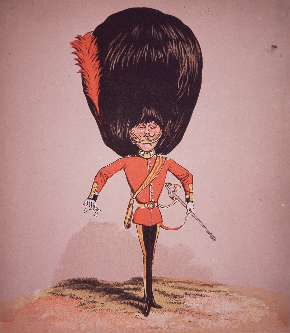 Karikatur af Coldstream Guards Officer, fra 