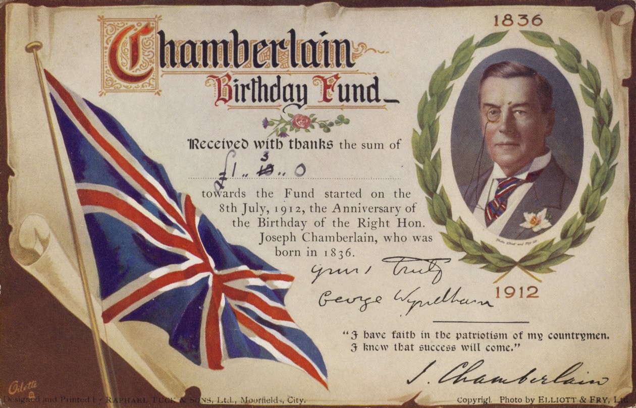 Chamberlains fødselsdagsfond af English School