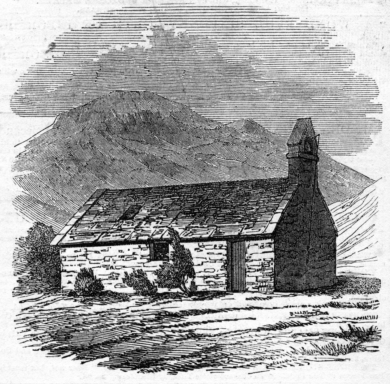 Kapel ved Wastdale Head, Cumberland af English School