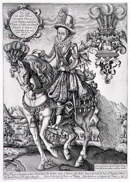 Charles I som prins af Wales til hest, fra 