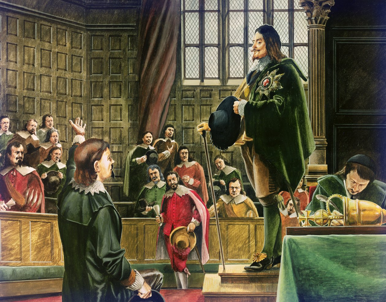 Charles I i Underhuset af English School