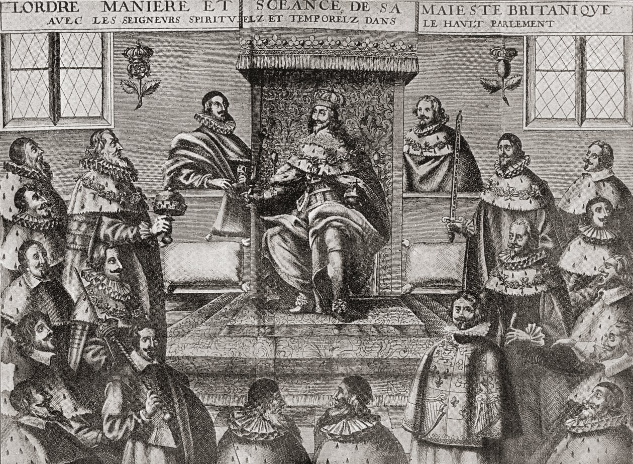 Charles I i House of Lords i 1648, fra 