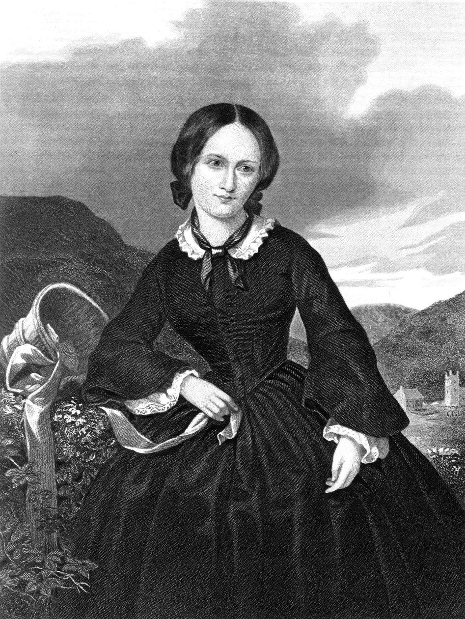 Charlotte Bronte (gravering) af English School