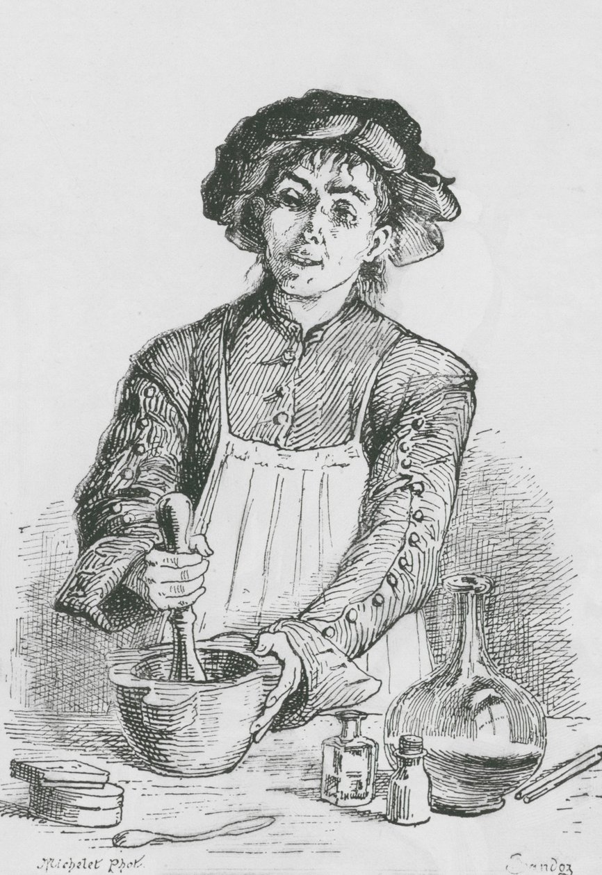 Kemiker (gravering) af English School