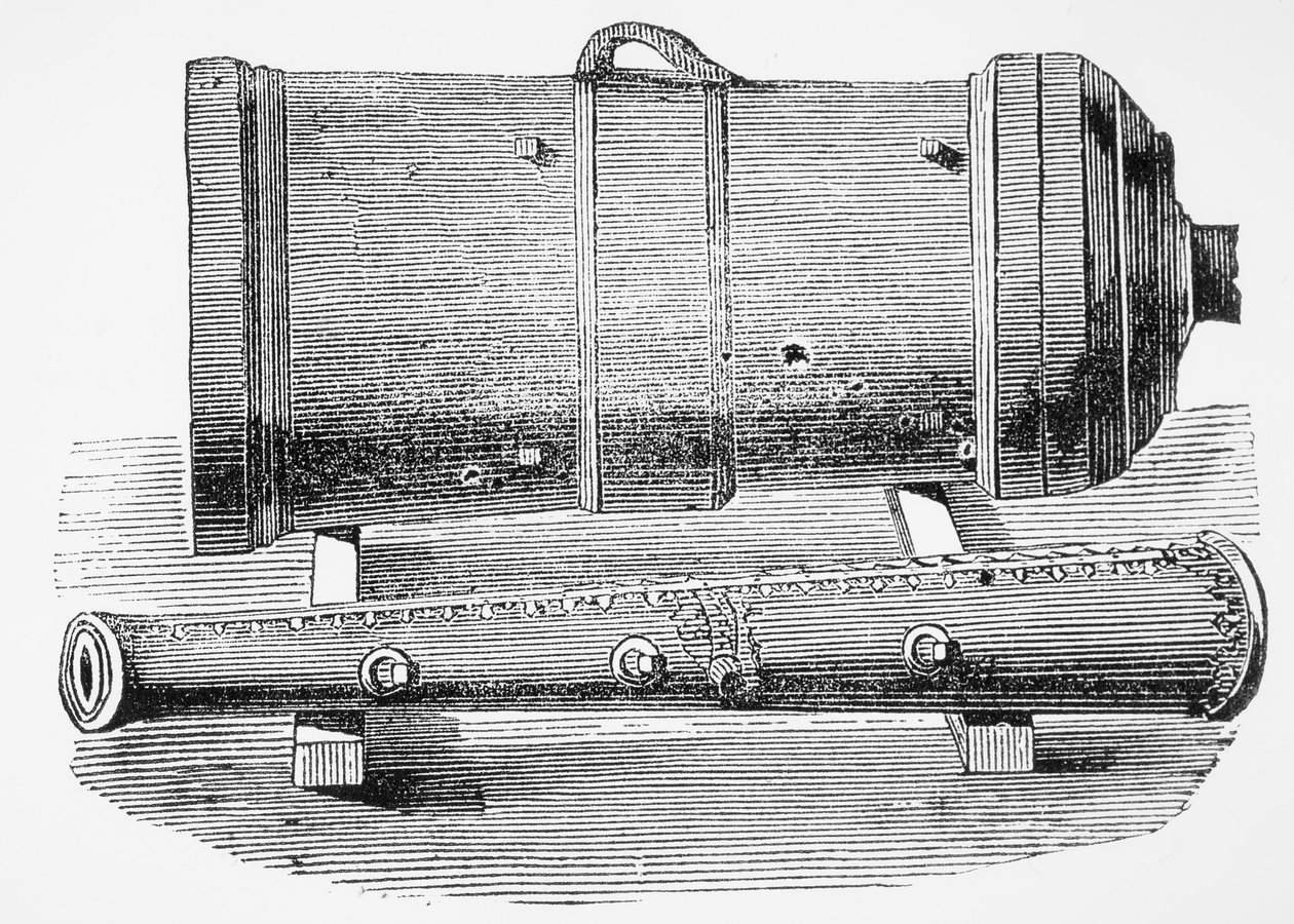 Kinesisk monstermørtel, 1845 af English School