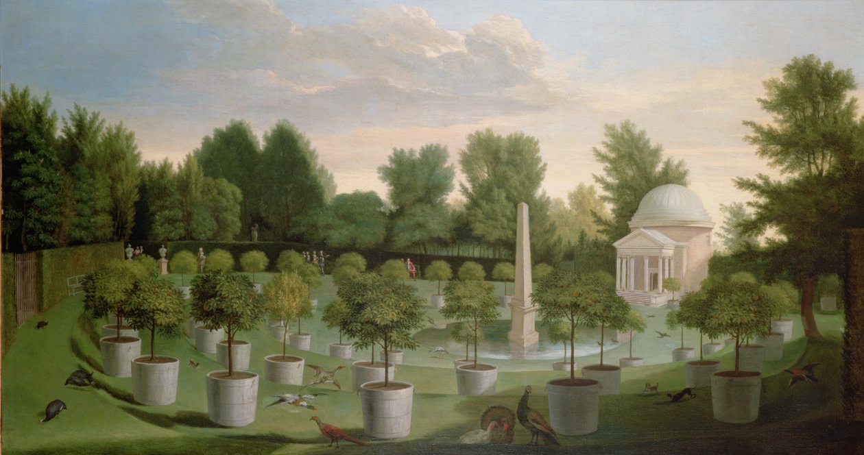 Chiswick House Gardens af English School