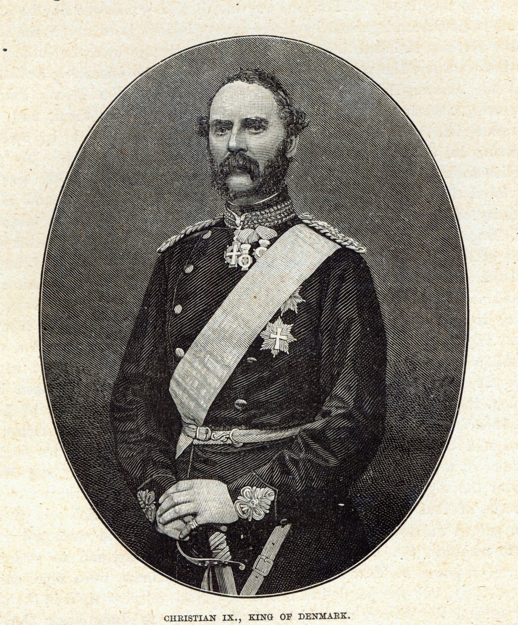Christian IX, konge af Danmark af English School