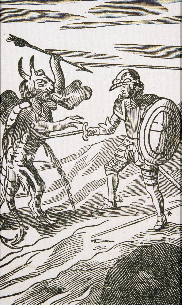 Christian og Apollyon, fra den 13. udgave af 