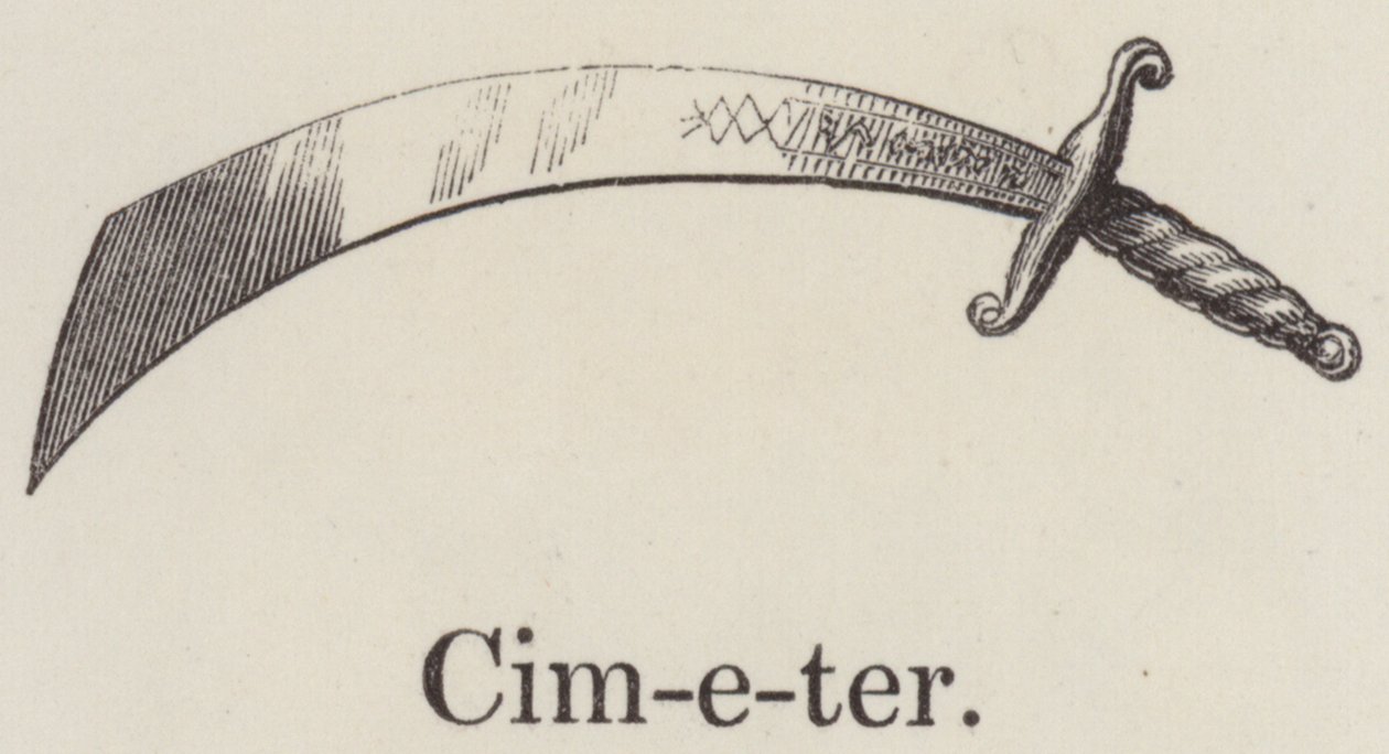 Cimeter (indgravering) af English School