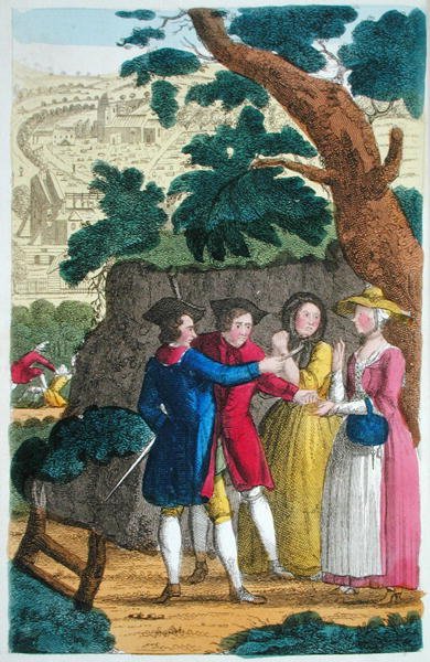 Oberst Jack, der røver Mary Smith, illustration fra 