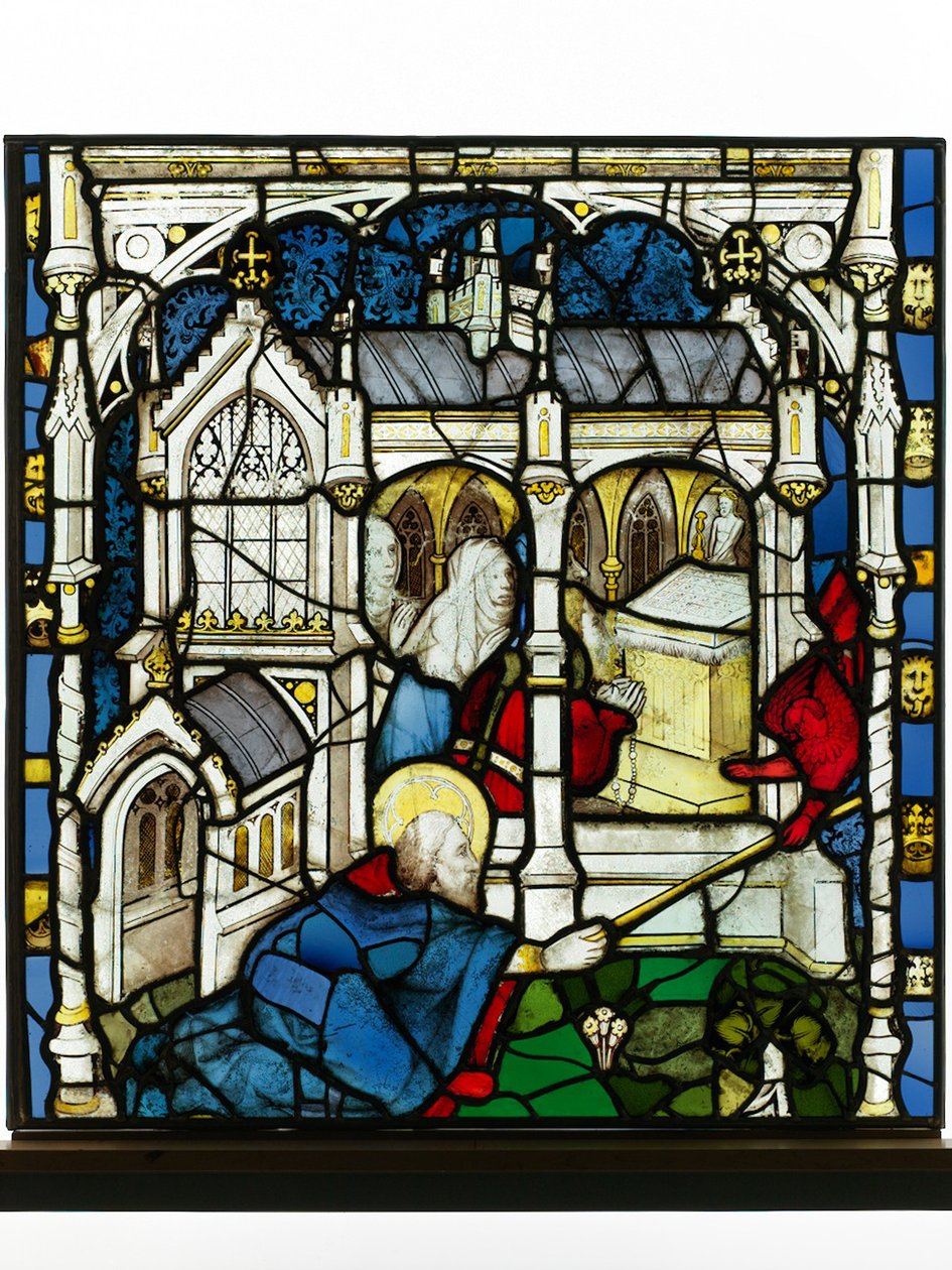 Bevaret panel fra Great East Window i York Minster: 