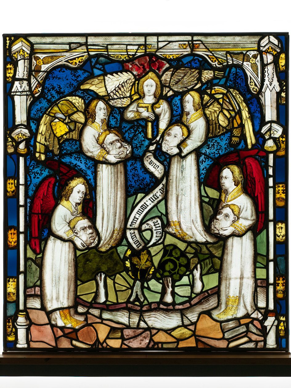 Bevaret panel fra Great East Window i York Minster: 