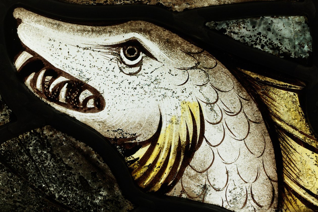 Bevaret afsnit fra Great East Window i York Minster: 