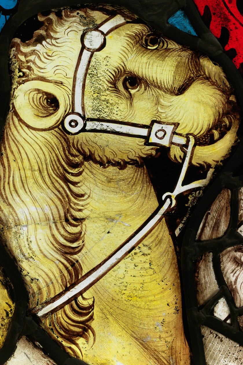 Bevaret sektion fra Great East Window ved York Minster: 