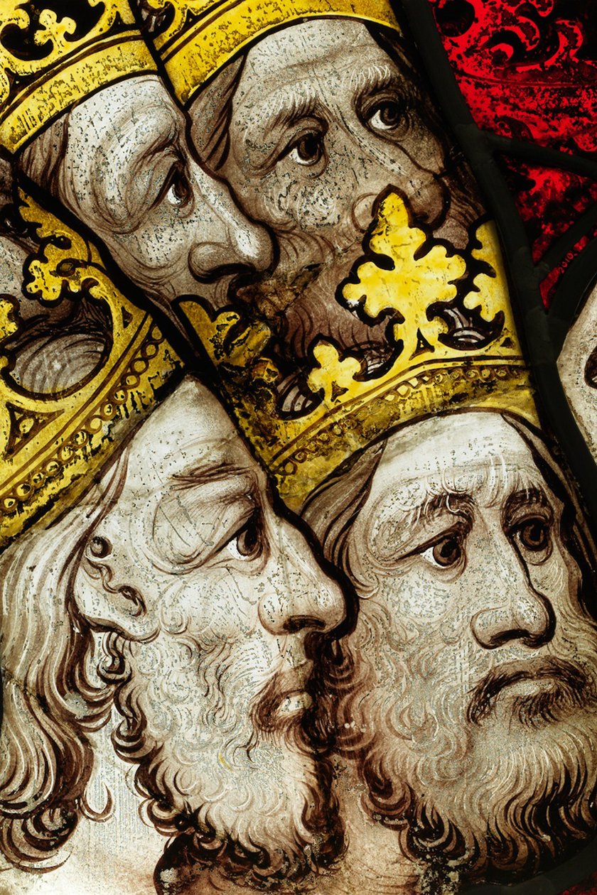 Bevaret afsnit fra Great East Window i York Minster: 