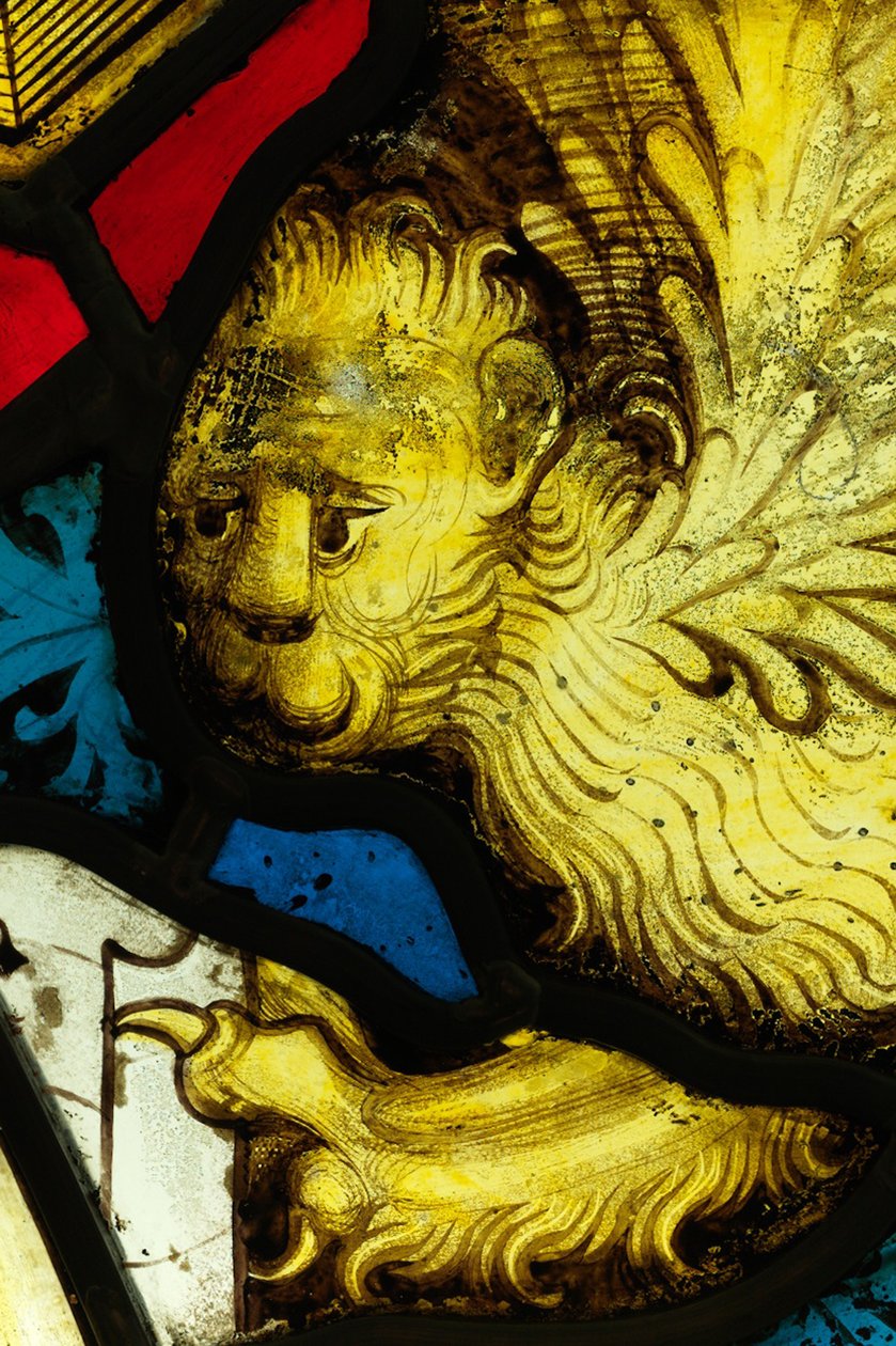 Bevaret sektion fra Great East Window i York Minster: 