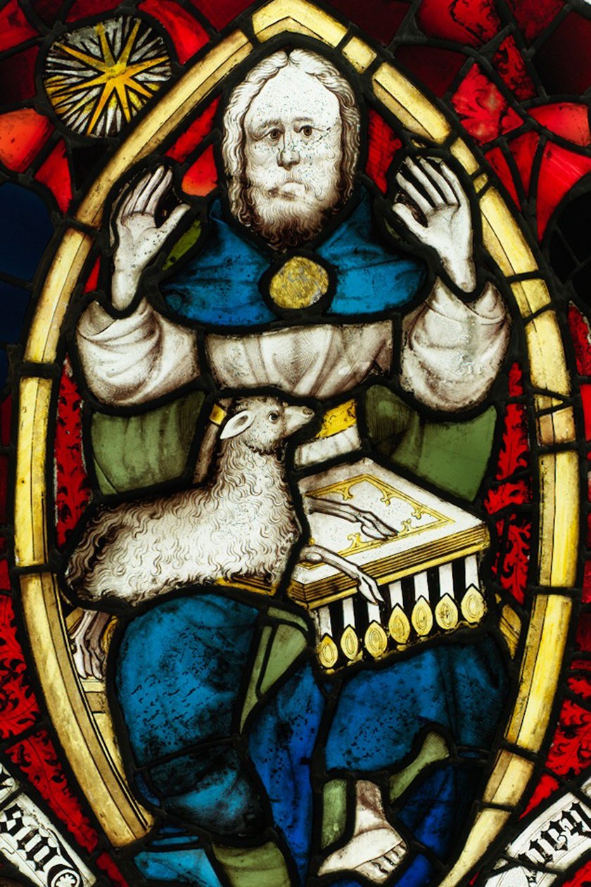 Bevaret sektion fra Great East Window i York Minster: 