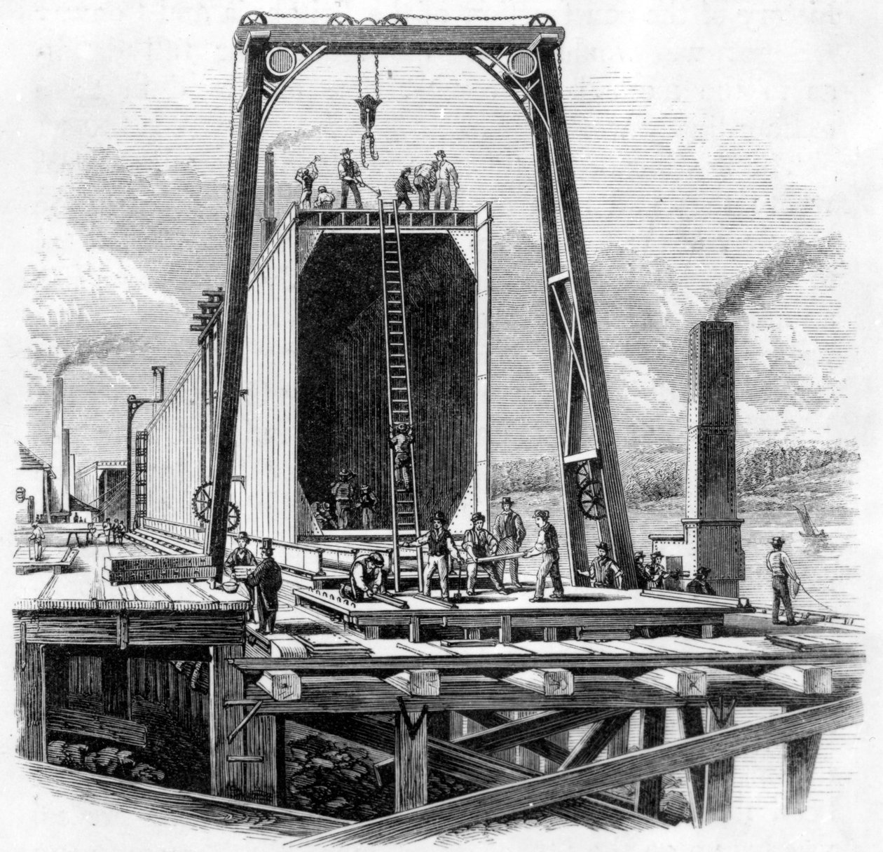 Konstruktion af rørene, 1800-tallet af English School