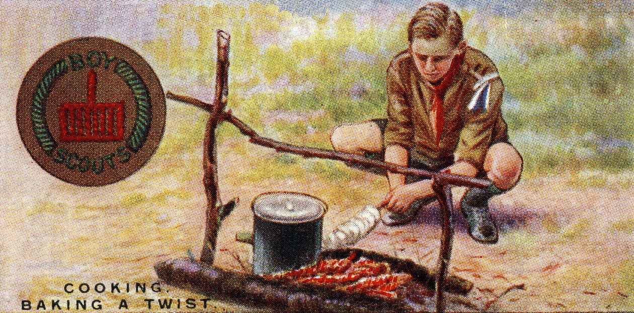 Cook Proficiency Badge for Scouts - Baking a Twist, 1929 af English School