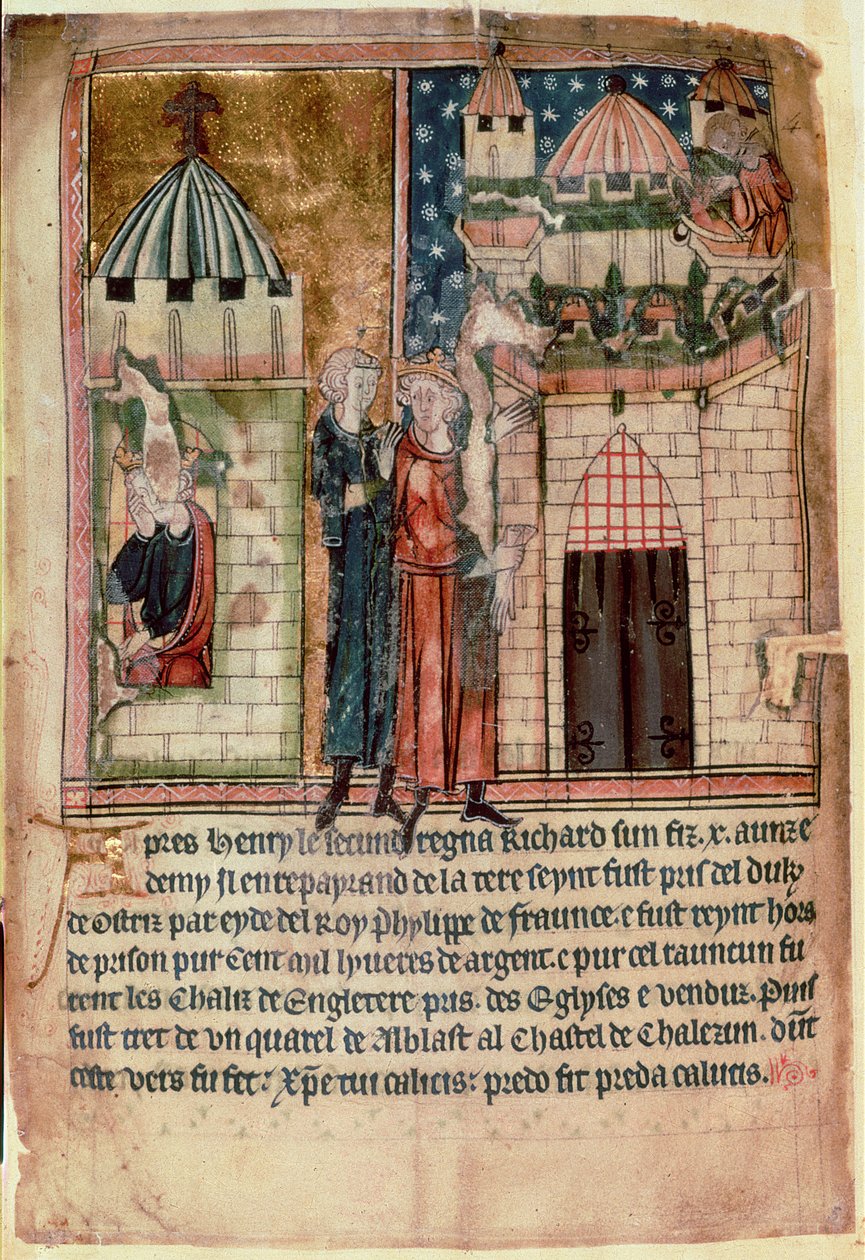 Cott Vitt A XIII f.5 To scener fra Richard I