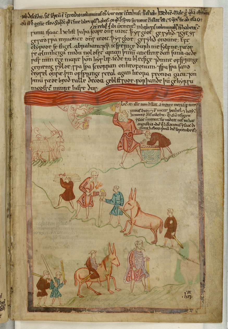 Bomuld Claudius B. IV f.38, Første Mosebog. En historie om en rejse fra 