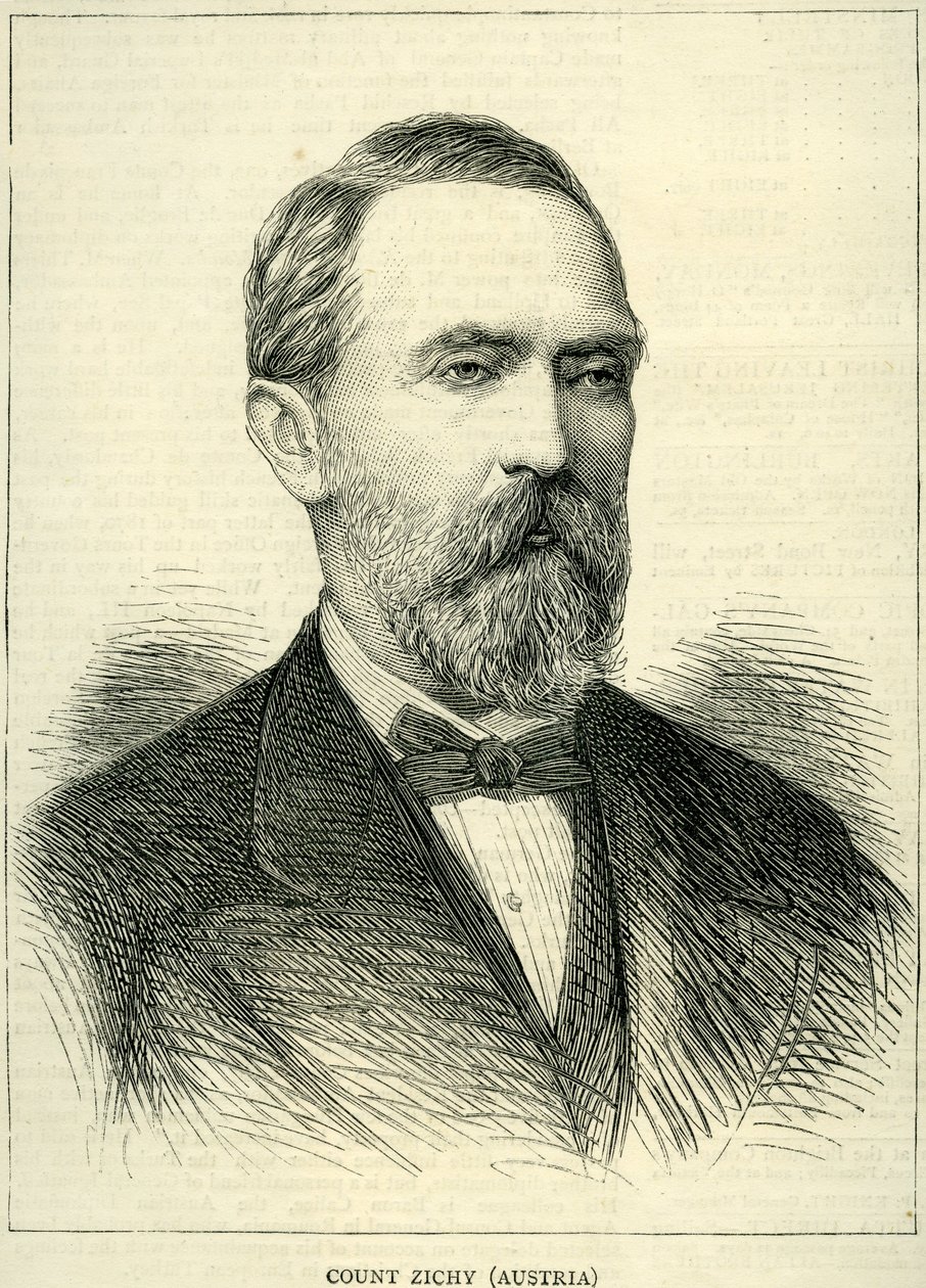 Grev Zichy fra den grafiske 1877 af English School