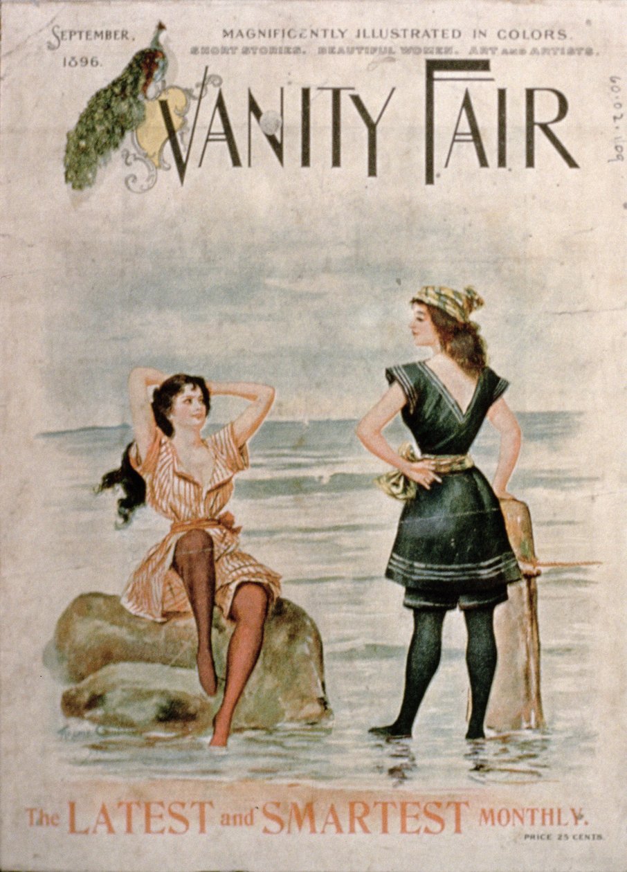 Forside til Vanity Fair, september 1896 af English School