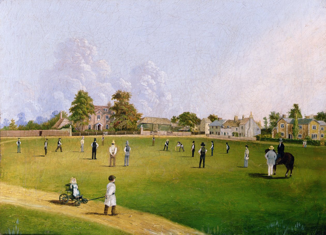 Cricket på Mitcham Green af English School