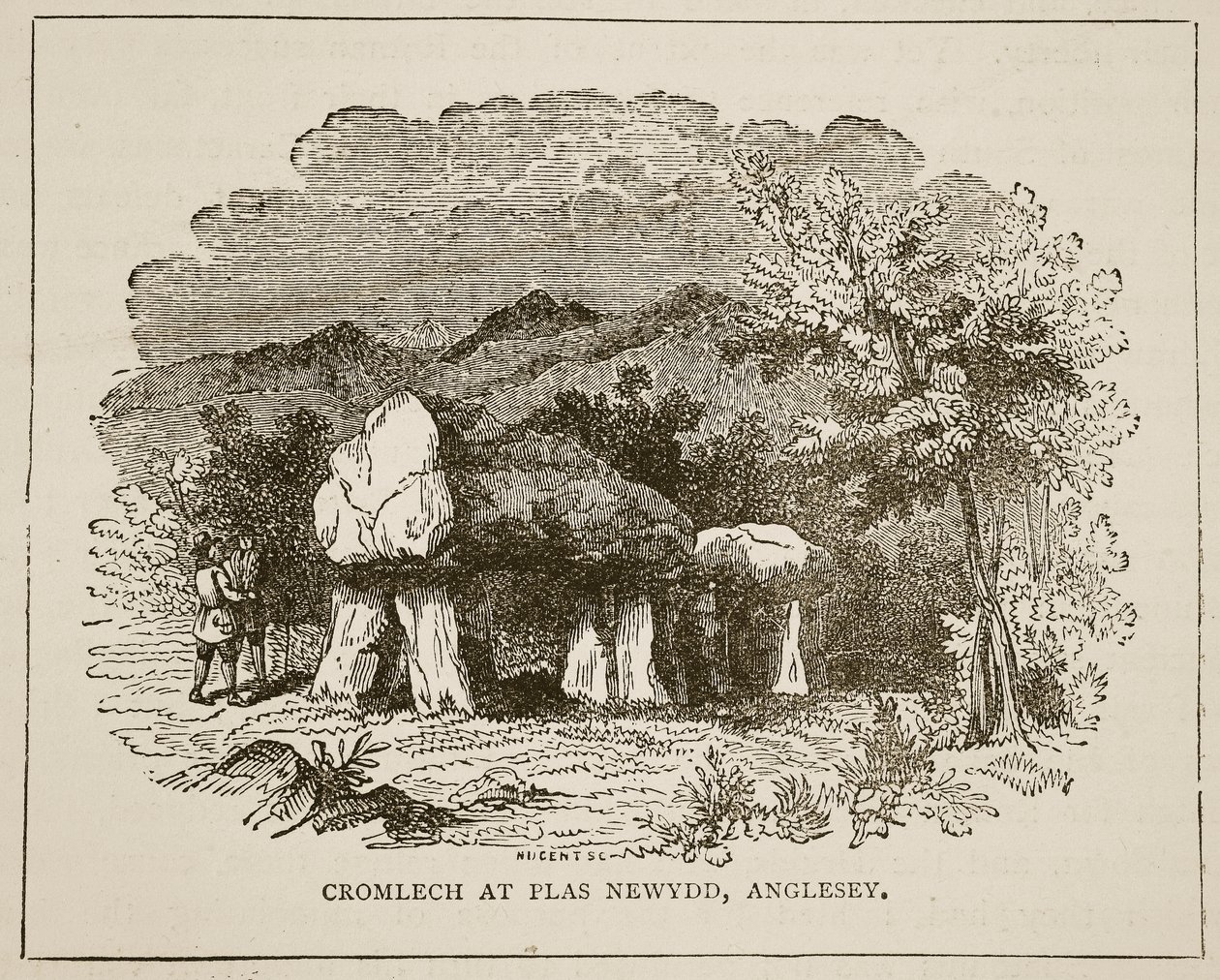 Cromlech ved Plas Newydd, Anglesey af English School