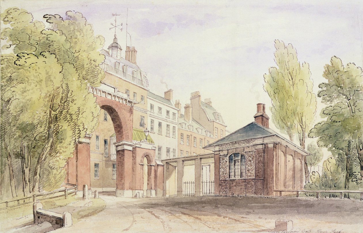 Cumberland Gate, Hyde Park af English School