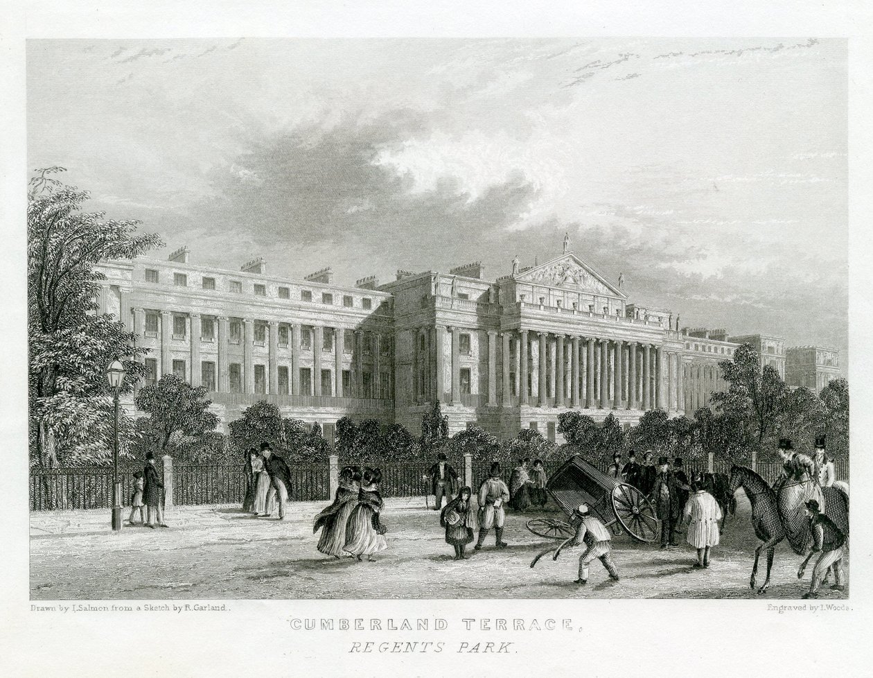 Cumberland Terrace, Regents Park, London af English School
