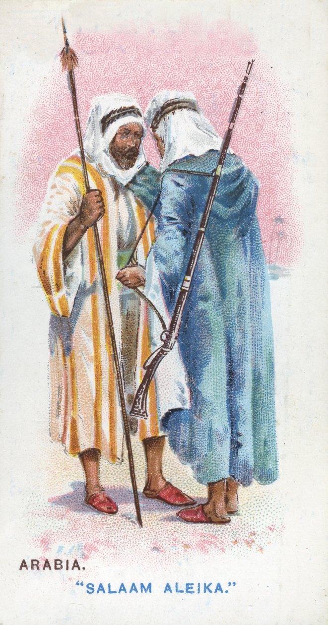 Sædvanlig hilsen i Arabien, 1907 af English School