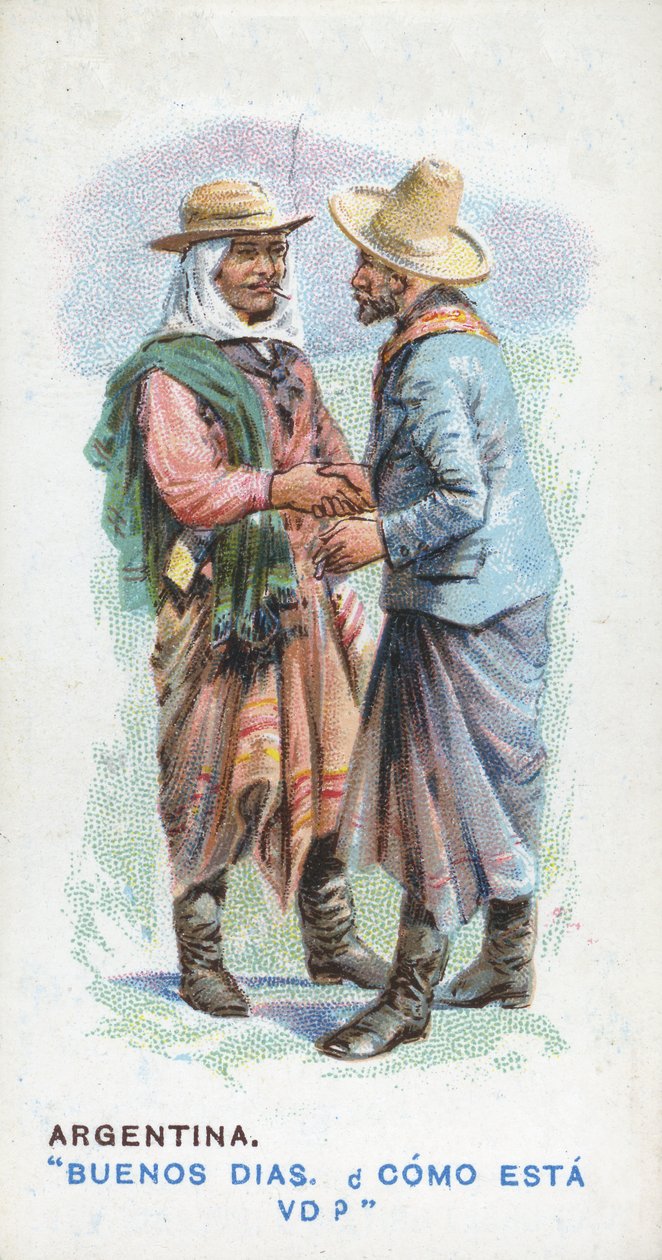 Sædvanlig hilsen i Argentina, 1907 af English School