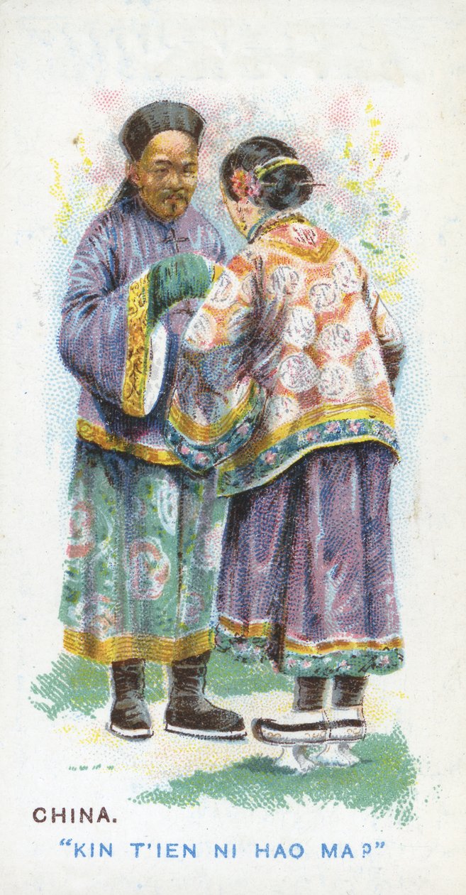 Sædvanlig hilsen i Kina, 1907 af English School