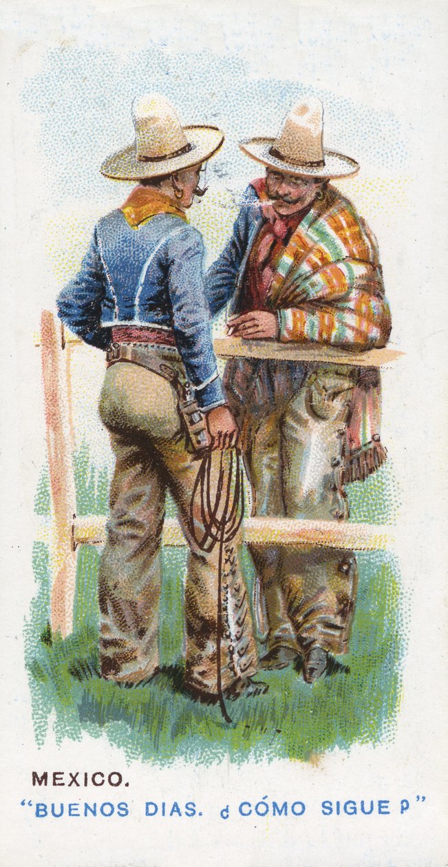 Sædvanlig hilsen i Mexico, 1907 af English School