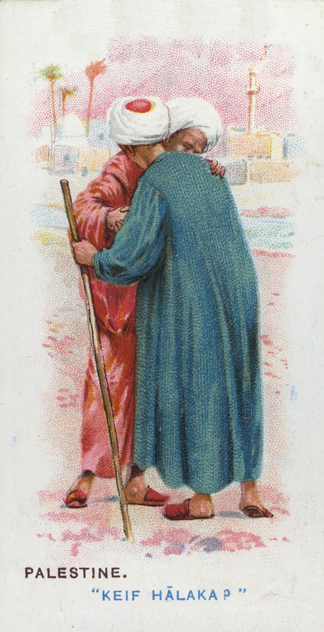 Sædvanlig hilsen i Palæstina, 1907 af English School