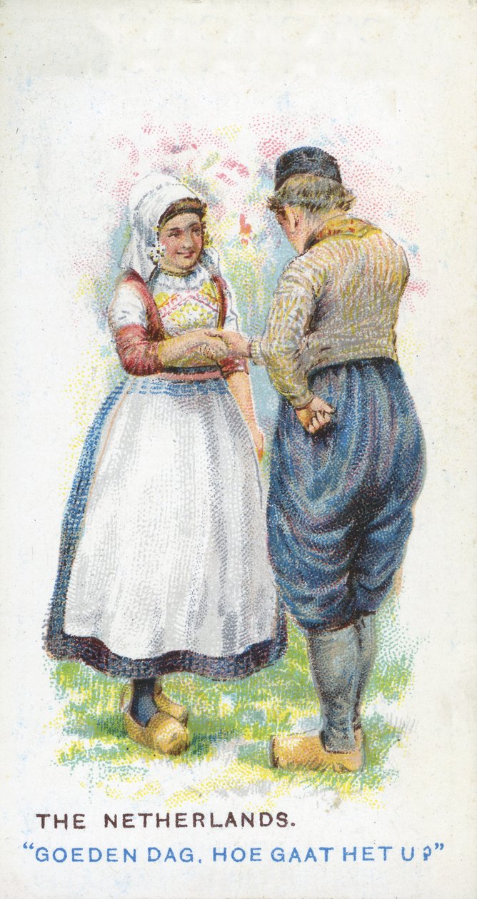 Sædvanlig hilsen i Holland, 1907 af English School