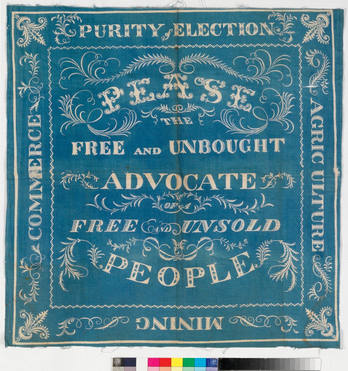Darlington valgbanner for Joseph Pease, 1832 af English School