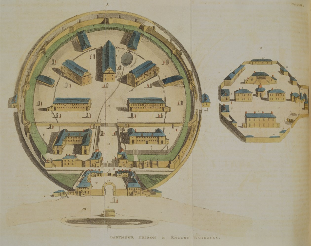 Dartmoor fængsel, 1810 af English School