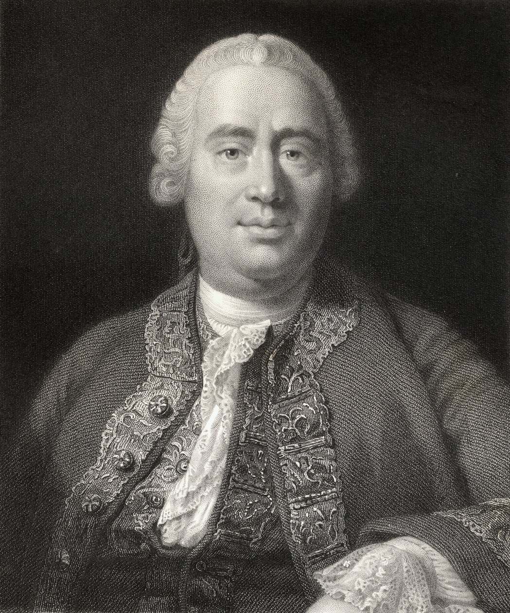 David Hume (1711-76) af English School