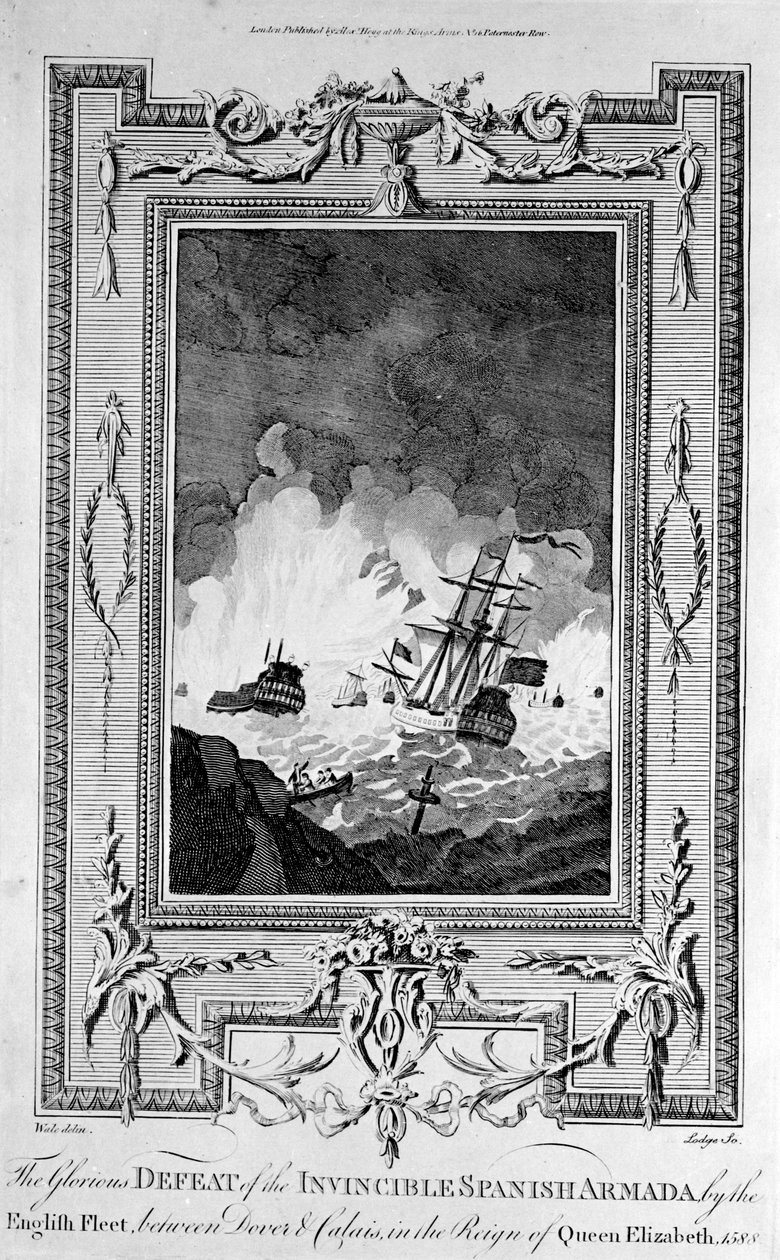 Nederlag af den spanske armada, fra 
