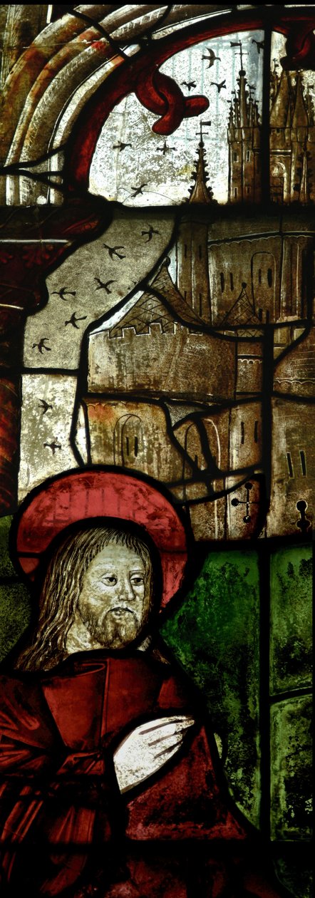Detalje fra vinduet forestillende Kristus og fiskerne (se også 316440) af English School