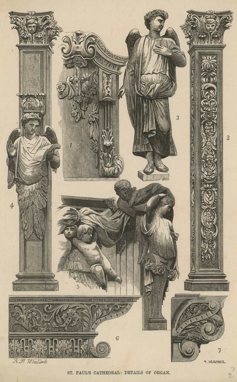 Detalje af orgel i St Paul