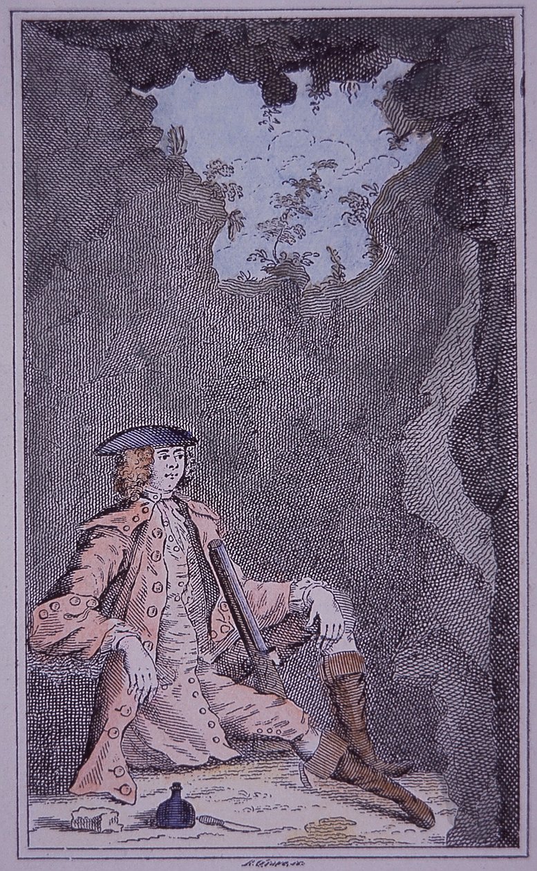 Dick Turpin gemmer sig i en hule fra Richard Bayes 